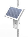 Mikrostation för utomhusluftkvalitet med solpanel: Partiklar: (PM1, PM2.5, PM10), Temperatur, Luftfuktighet, Atmosfärstryck, GPS, Strömförsörjning: batteri + solcellspanel