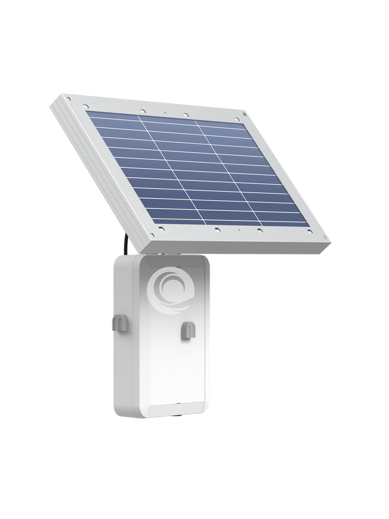 Mikrostation för utomhusluftkvalitet med solpanel: Partiklar: (PM1, PM2.5, PM10), Temperatur, Luftfuktighet, Atmosfärstryck, GPS, Strömförsörjning: batteri + solcellspanel